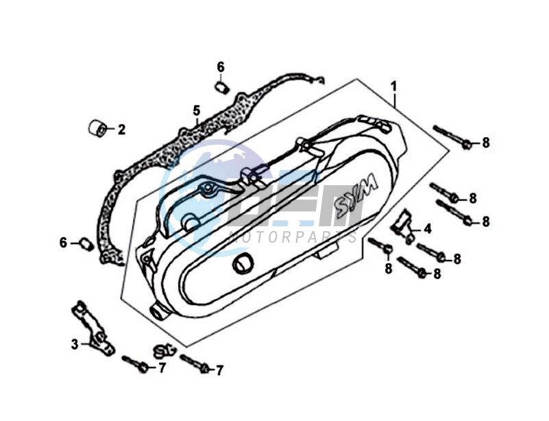 CRANKCASE LEFT