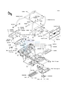 KAF 400 B [MULE 600] (B6F-B9F) B9F drawing GUARDS_CAB FRAME