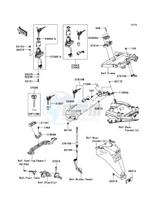 ZZR1400_ABS ZX1400FEF FR GB XX (EU ME A(FRICA) drawing Ignition Switch