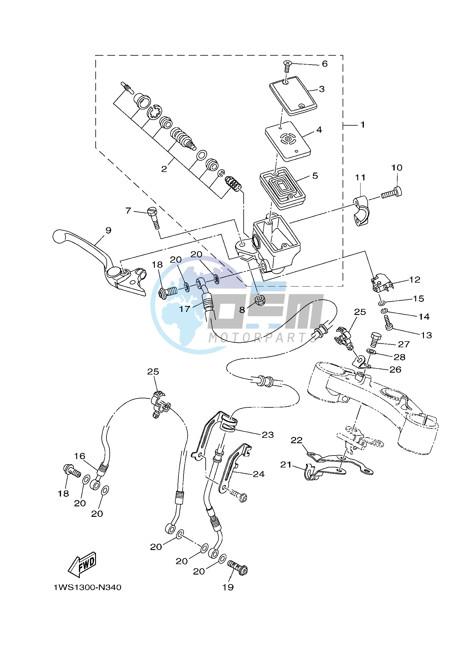 FRONT MASTER CYLINDER