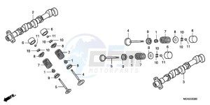 GL18009 NZ / AB NAV - (NZ / AB NAV) drawing CAMSHAFT/VALVE