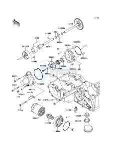 Z750R ZR750NBF FR GB XX (EU ME A(FRICA) drawing Oil Pump