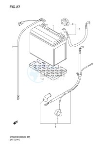 SV650S (E3-E28) drawing BATTERY (SV650 SV650S)