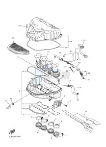 YZF-R1M 998 R5 (2KSF) drawing INTAKE