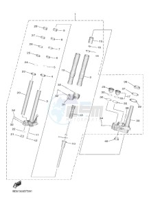 NIKEN GT MXT850D (B5B1) drawing FRONT FORK 2