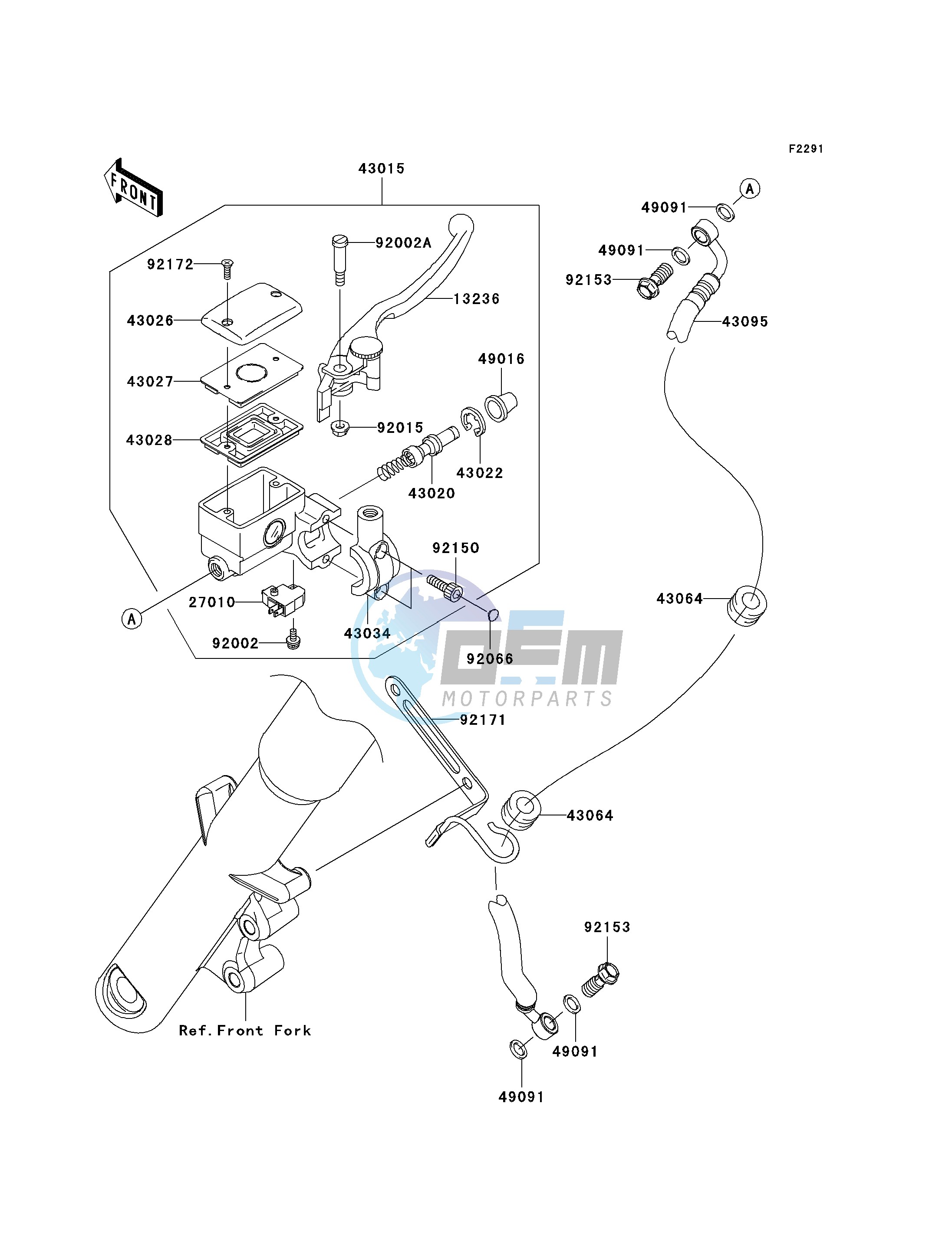 FRONT MASTER CYLINDER