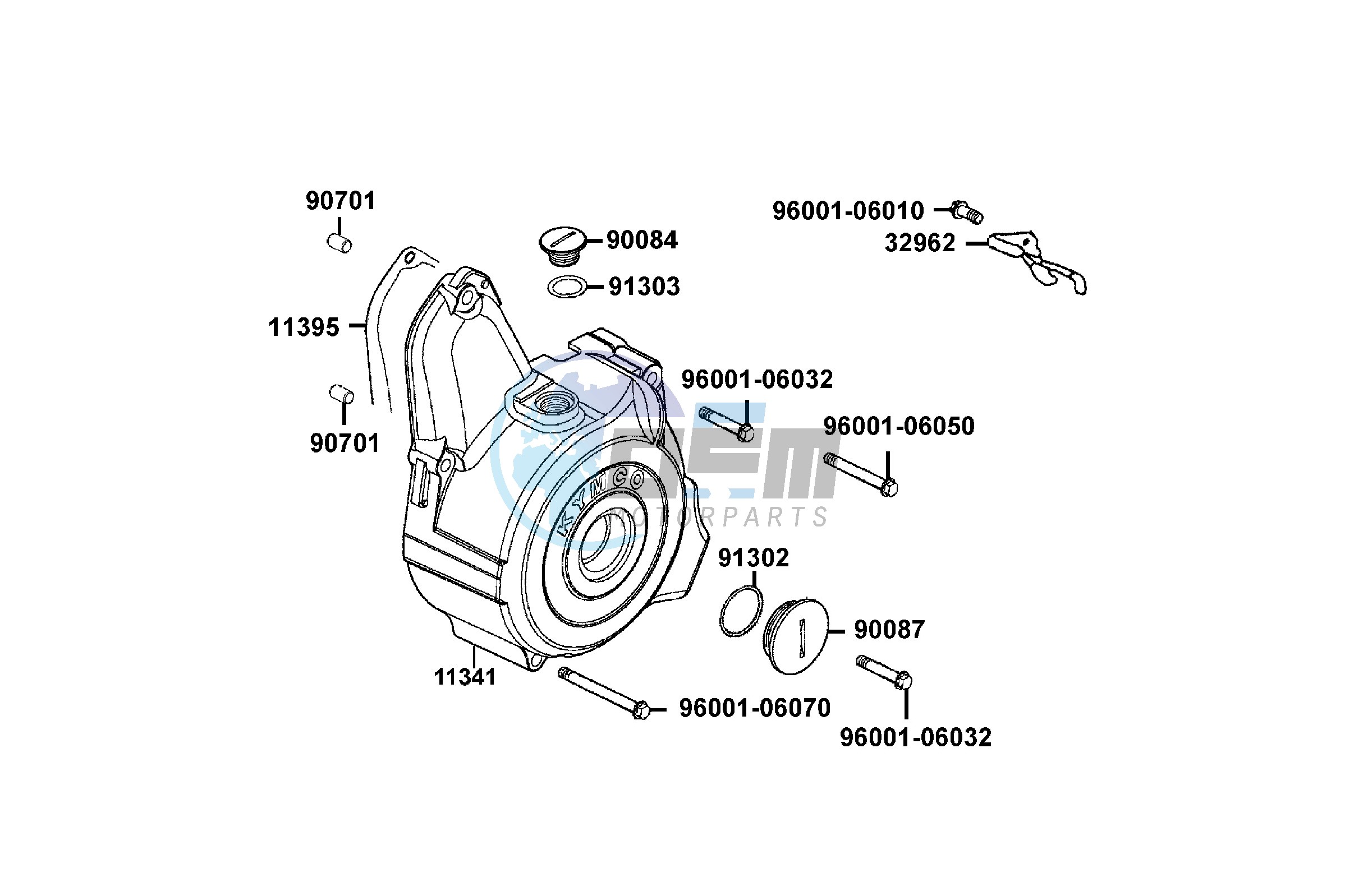 Crankcase Left Cover