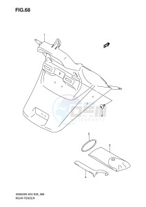 AN650 (E3-E28) Burgman drawing REAR FENDER