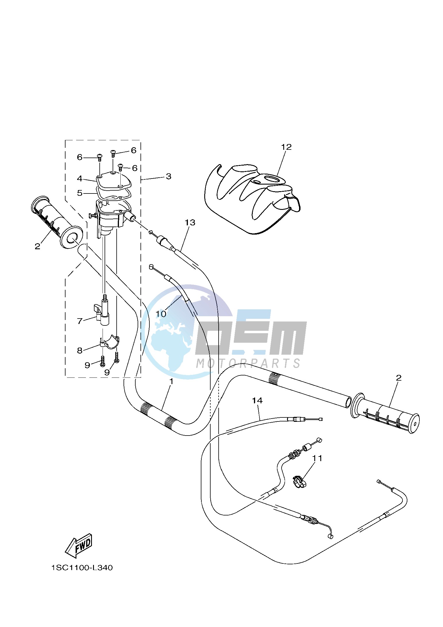 STEERING HANDLE & CABLE