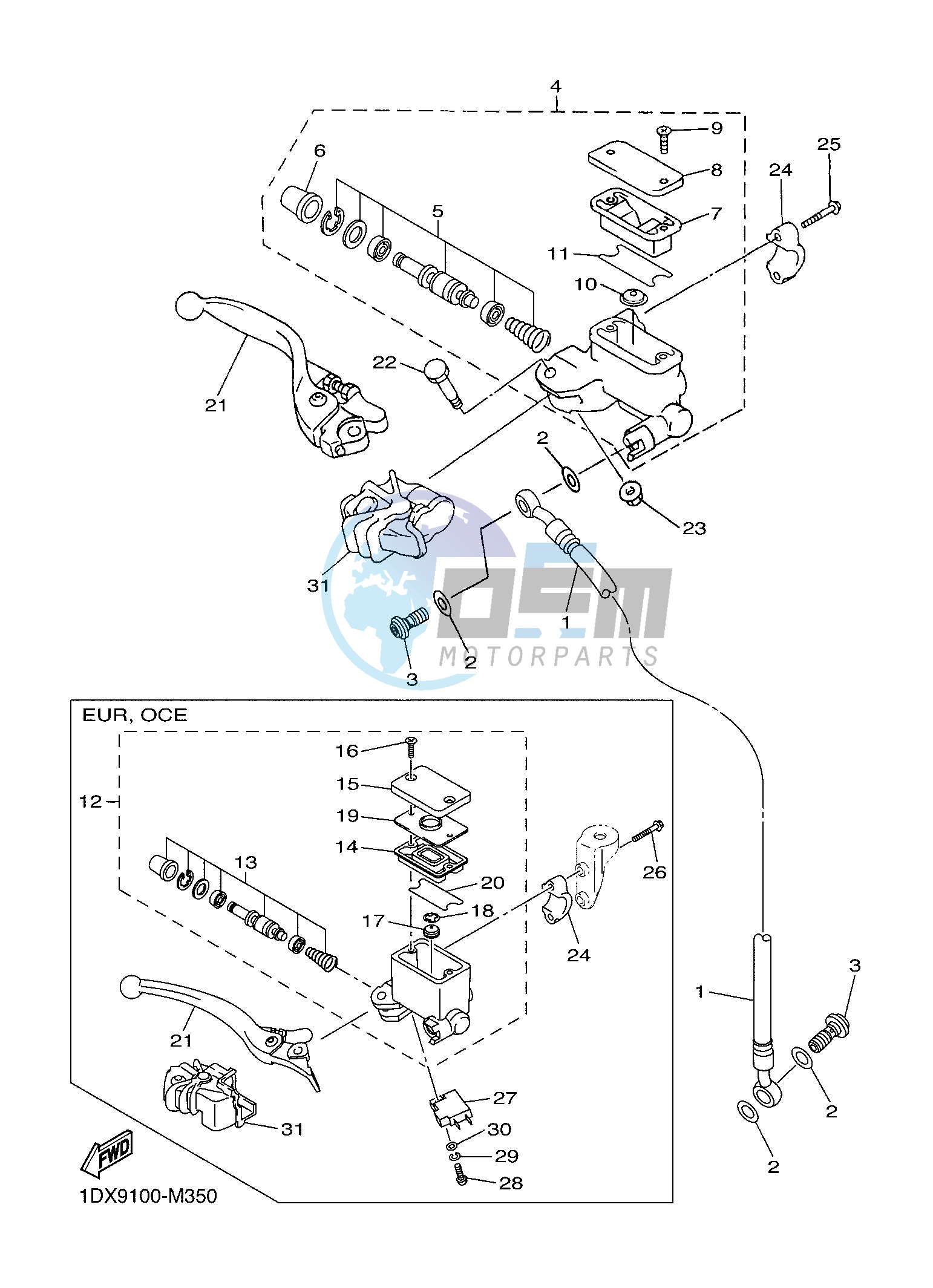 FRONT MASTER CYLINDER