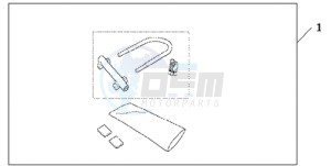 CBR600RA9 UK - (E / ABS) drawing U-LOCK