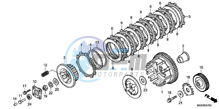 CLUTCH (NC700X/XA)