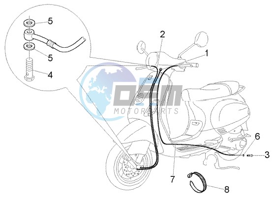 Transmissions-brake piping