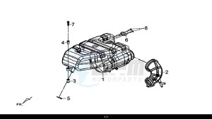 MAXSYM 600 I ABS EXECUTIVE (LX60A4-EU) (E4) (L7-M0) drawing AIR-C BOX ASSY