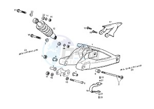 GPR NUDE - 50 cc drawing REAR ARM