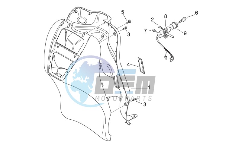 Front body V - Internal shield