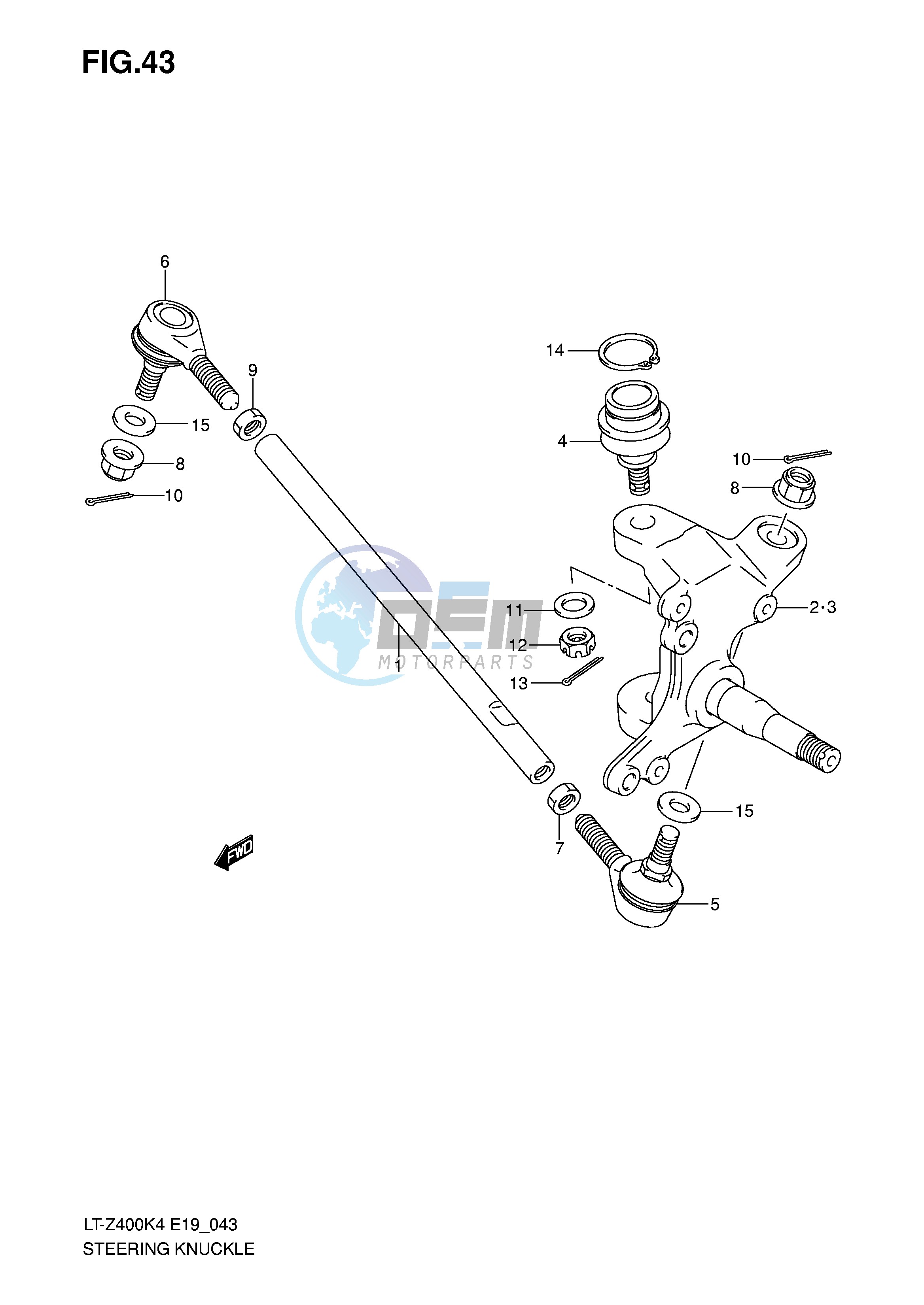 STEERING KNUCKLE (MODEL K4)