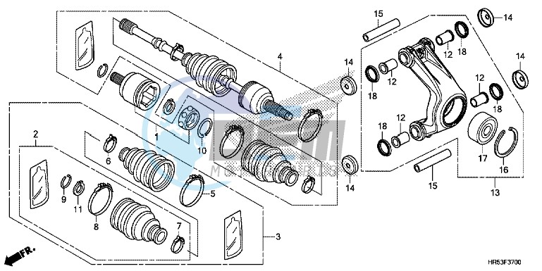 REAR KNUCKLE/REAR DRIVE SHAFT