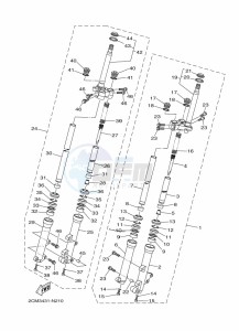 GPD125-A NMAX 125 (BV3C) drawing FRONT BRAKE CALIPER