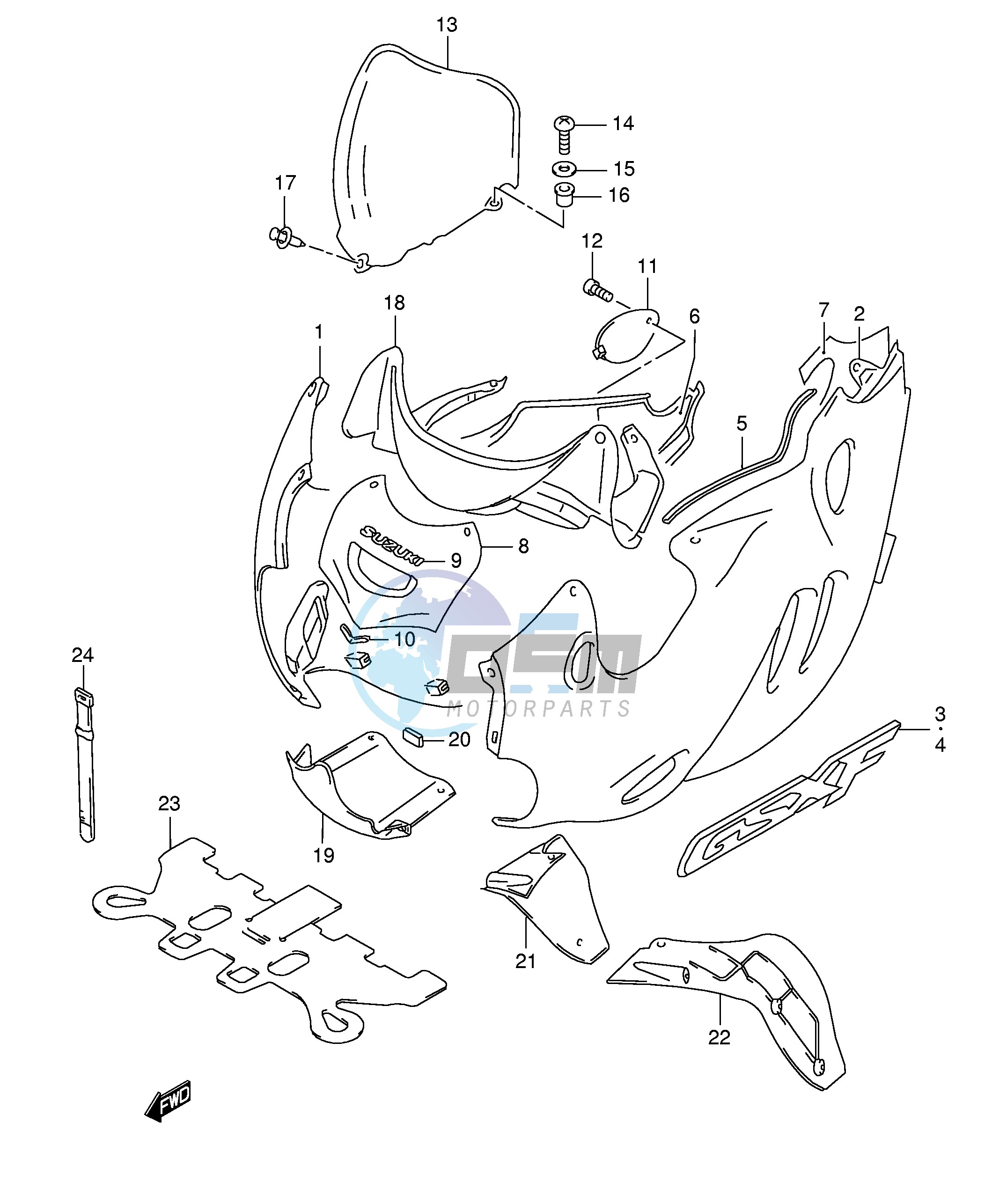 COWLING BODY (MODEL K5)