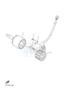 FZ1-S FZ1 FAZER 1000 (2DV1) drawing GENERATOR