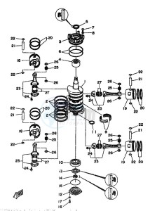 115B drawing CRANKSHAFT--PISTON