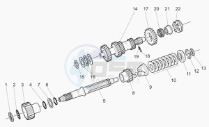 California 1100 EV PI Cat. Alum./Tit. PI Cat. drawing Double-plate clutch 2nd series