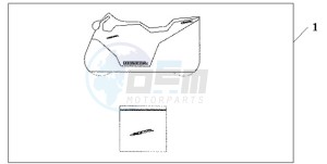 CBR600RRA E drawing INDOOR CYCLE COVER