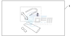 CBR600RRA E drawing U-LOCK