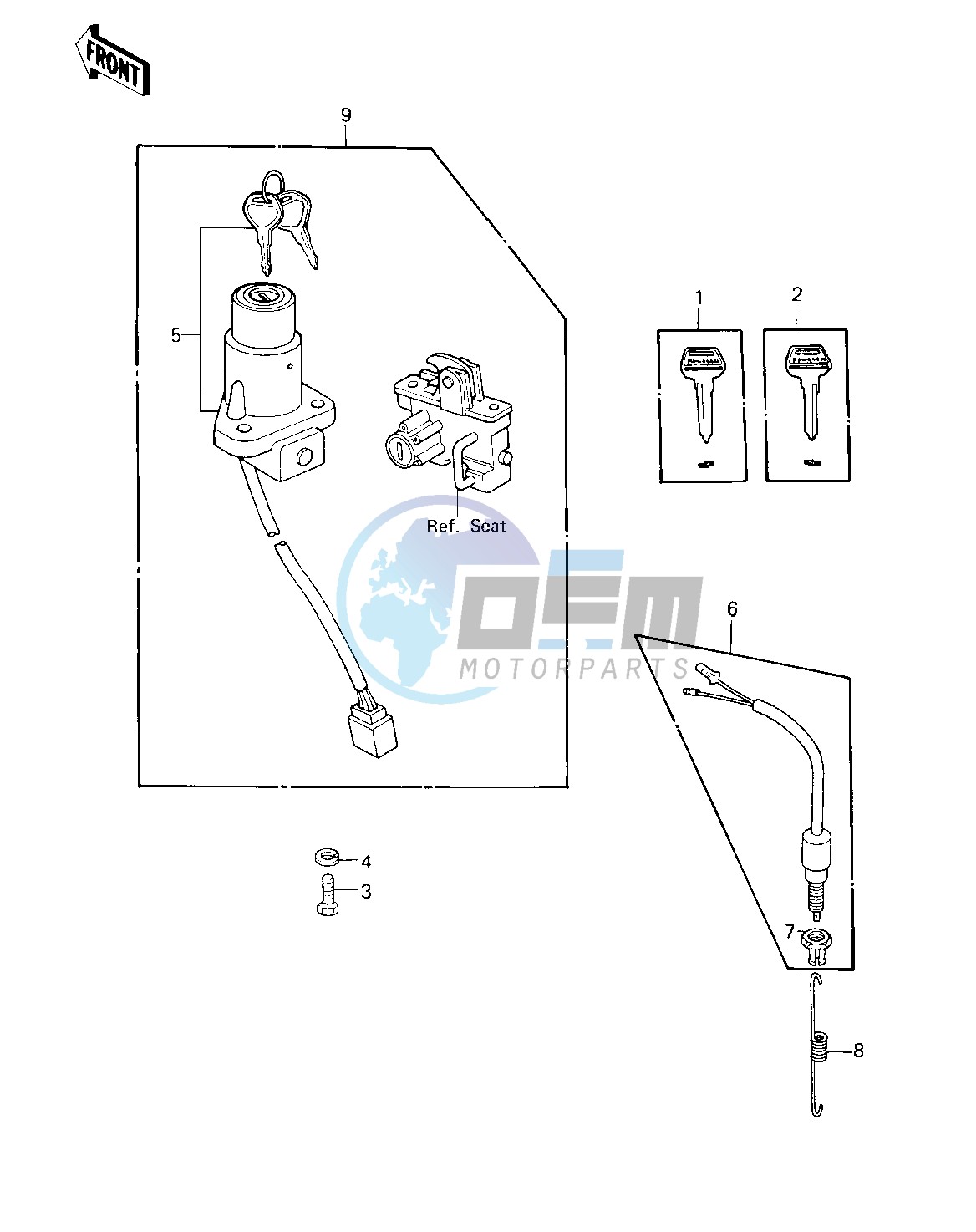 IGNITION SWITCH_LOCK -- 80 D1- -