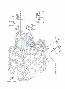 FL300BETU drawing CYLINDER-AND-CRANKCASE-3