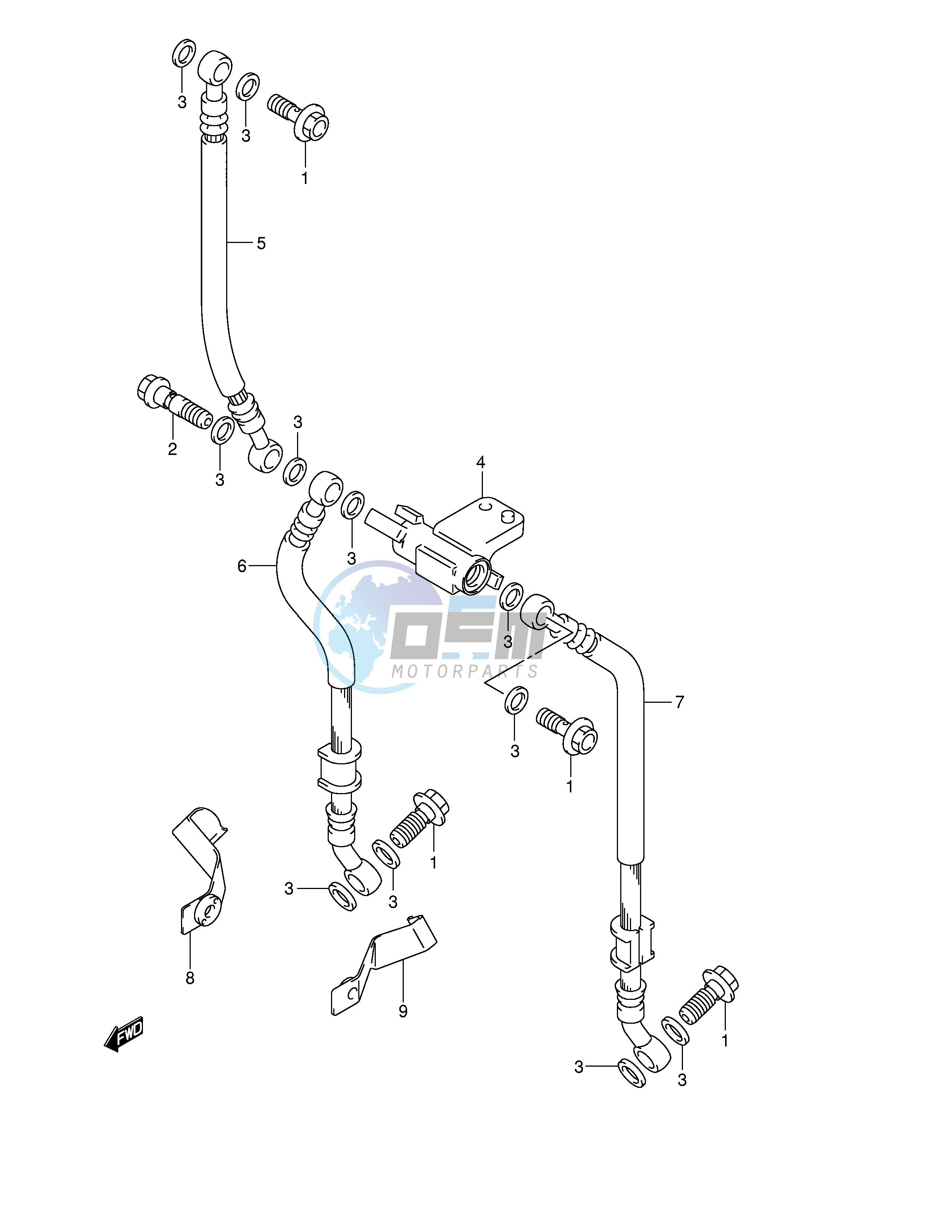 FRONT BRAKE HOSE