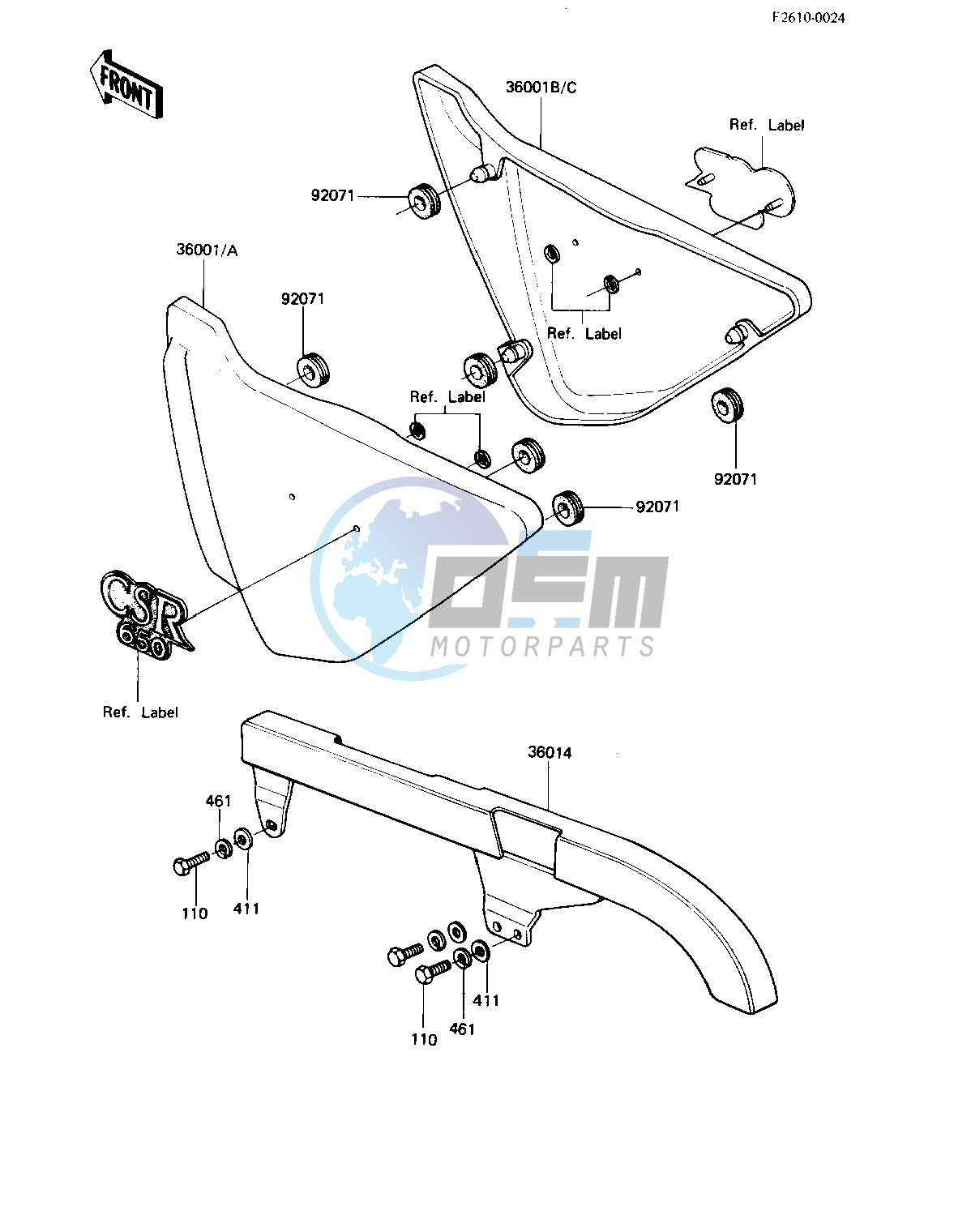 SIDE COVERS_CHAIN COVER -- 83 H3- -