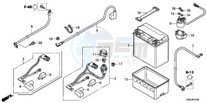 TRX500FMC ED drawing BATTERY