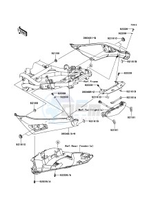 ER-6N ER650CBF GB XX (EU ME A(FRICA) drawing Seat Cover