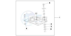 CBF600NA drawing REAR CARRIER BRACKET