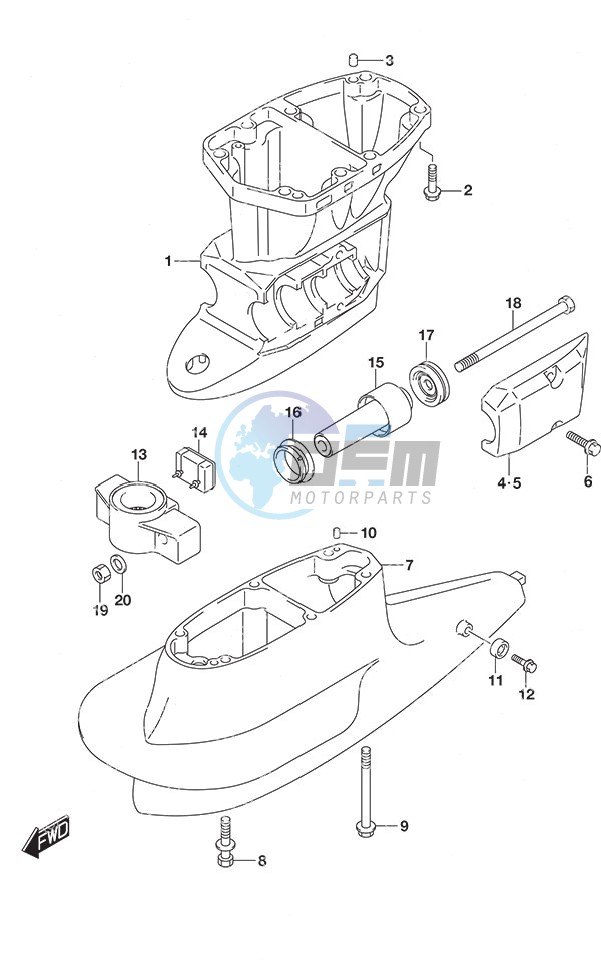 Drive Shaft Housing High Thrust