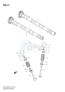 GSX1300R (E2) Hayabusa drawing CAMSHAFT VALVE