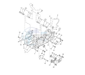 YP R X-MAX 250 drawing CRANKCASE