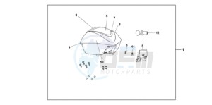 SH1259 France - (F / CMF) drawing TOPBOX *Y205P*