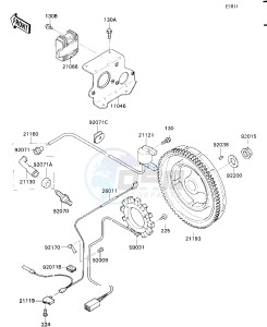 KAF 540 E [MULE 2030] (E1) [MULE 2030] drawing GENERATOR_IGNITION COIL