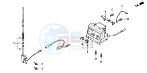 GL1500SE GOLDWING SE drawing CB TRANSCEIVER