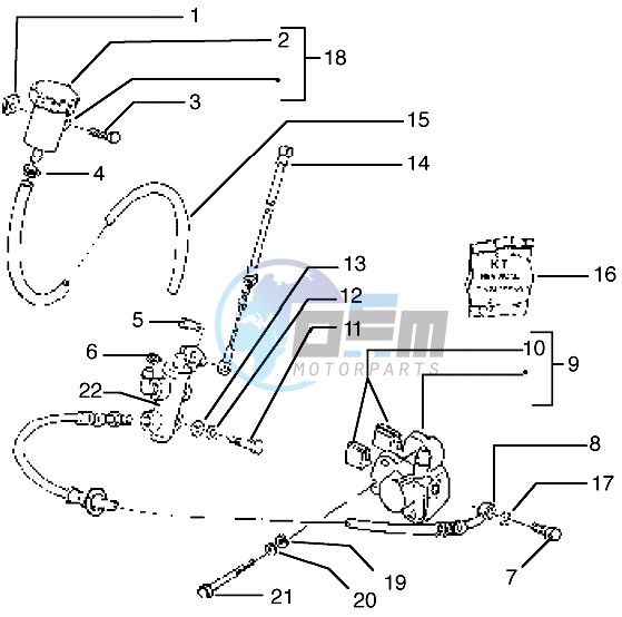 Front brake cylinder-Brake caliper