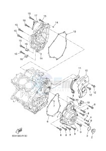 XSR700 (B344 B344 B344 B344) drawing CRANKCASE COVER 1