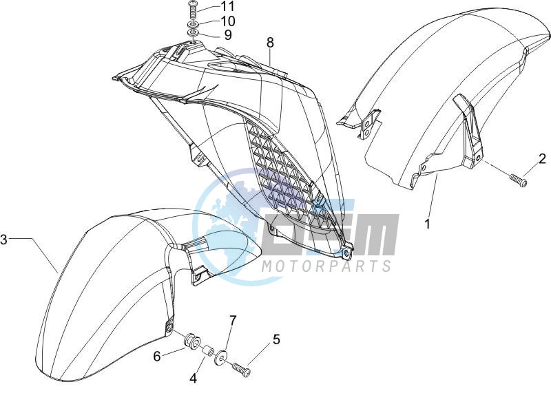 Wheel housing - Mudguard