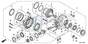 VFR1200XDLF CrossTourer - VFR1200X Dual Clutch 2ED - (2ED) drawing FINAL DRIVEN GEAR