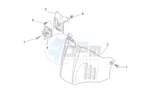 Scarabeo 100 (eng. Yamaha) drawing Central body III - f.brd - hng.c