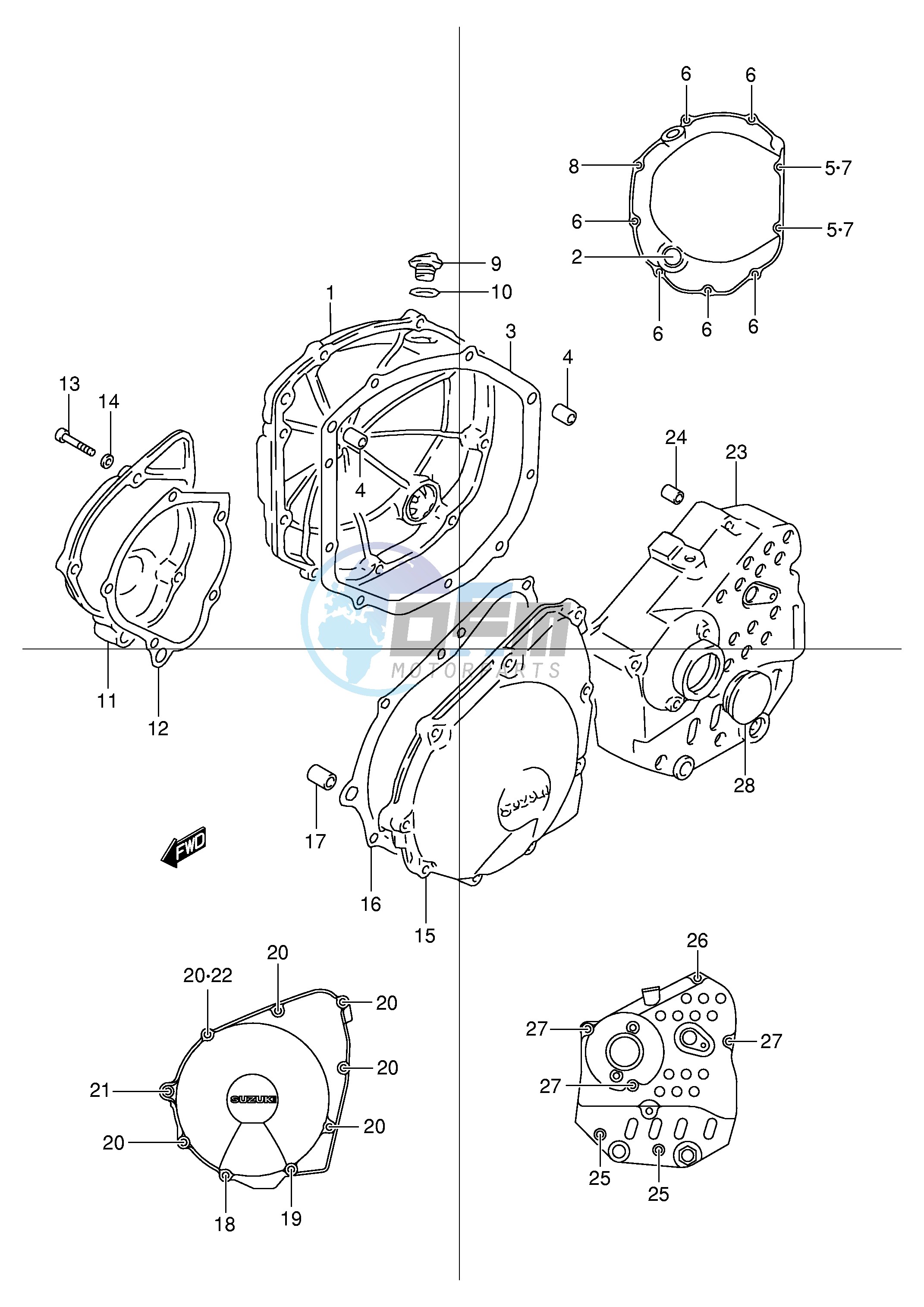 CRANKCASE COVER