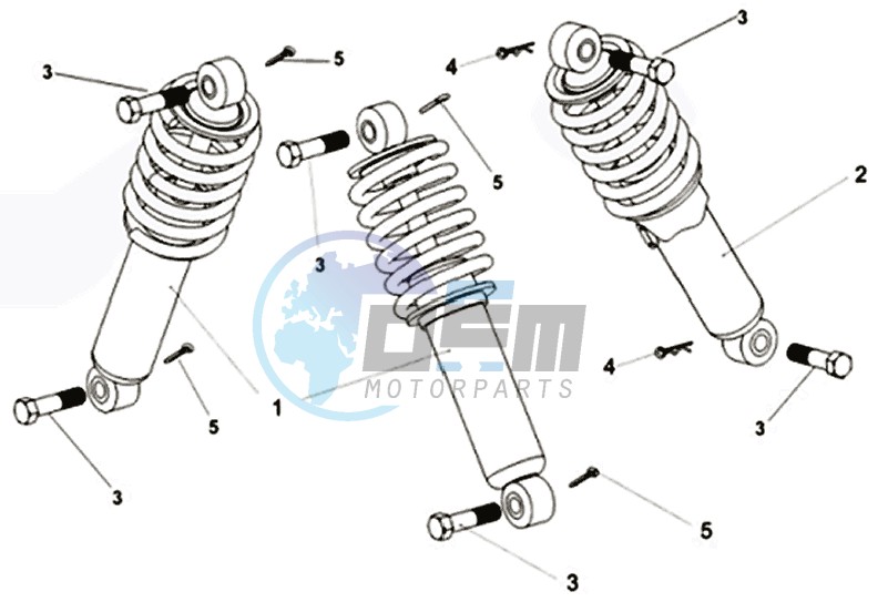 SHOCK ABSORBER  FRONT AND REAR