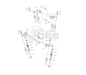 XVS A MIDNIGHT STAR 1300 drawing VALVE